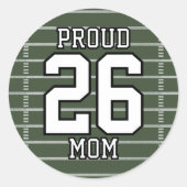 Game Day Football ラウンドシール (正面)