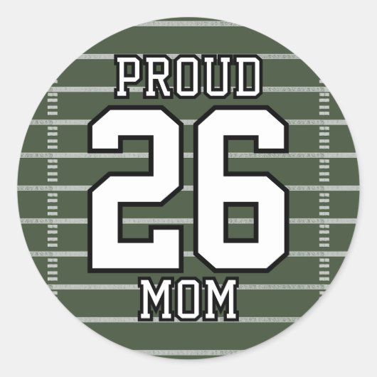 Game Day Football ラウンドシール (正面)