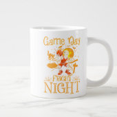 Game Day Fright Night Sports Halloween ジャンボコーヒーマグカップ (右)