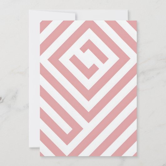 Game Day Girl Soccer Pink Bow 招待状 (裏面)