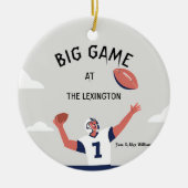 「Game Day Glory: すごい Bowl Bash 2025」 セラミックオーナメント (正面)