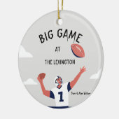 「Game Day Glory: すごい Bowl Bash 2025」 セラミックオーナメント (左)