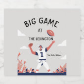 「Game Day Glory: すごい Bowl Bash 2025」 ビールラベル (シングルラベル)