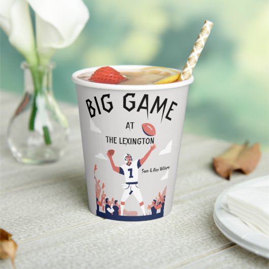 「Game Day Glory: すごい Bowl Bash 2025」 紙コップ (インサイチュ)