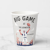 「Game Day Glory: すごい Bowl Bash 2025」 紙コップ (正面)