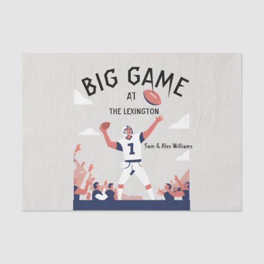 「Game Day Glory: すごい Bowl Bash 2025」 薄葉紙 (正面)