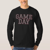 Game Day Houndstooth Alabama Football Fans Tシャツ (正面)