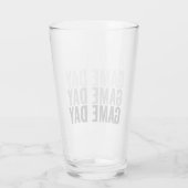 Game Day Repeat Bold Pint Glass タンブラーグラス (裏面)