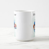 Game Day Running American Football 50th birthday コーヒーマグカップ (中央)