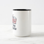 Game Day Snack Crew ツートーンマグカップ (中央)