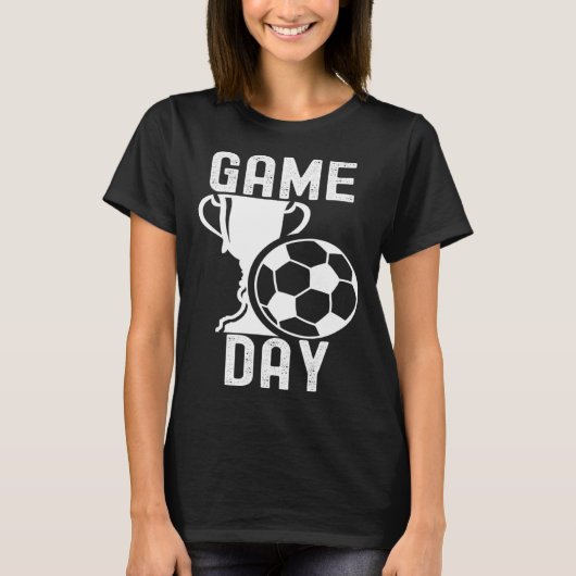 Game Day Soccer Football  Players Quotes Family Tシャツ (正面)
