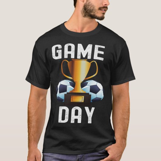 Game Day Soccer Football Quotes Cool Family Tシャツ (正面)