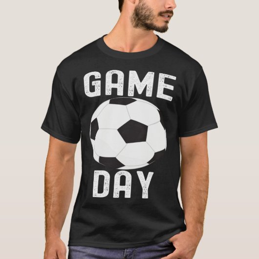Game Day Soccer Football  Quotes Family Cute Tシャツ (正面)