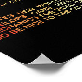 Game Designer Definition Game Programmer Game Dev  ポスター (角)