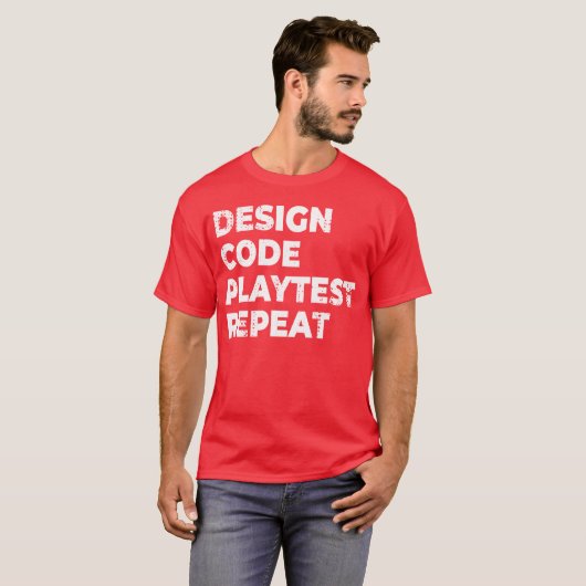 Game Development Progress vintage Tシャツ (正面フル)