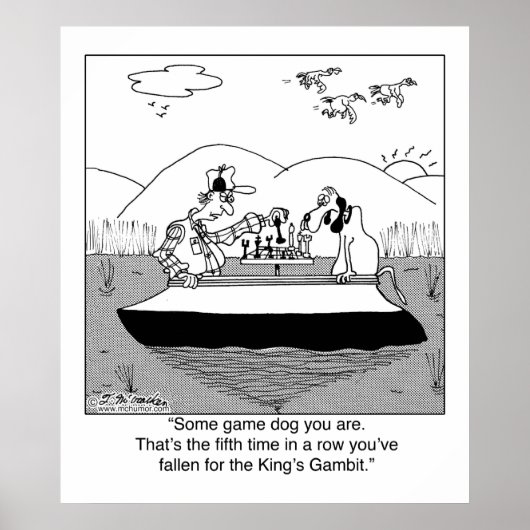 Game Dog Plays Chess ポスター (正面)