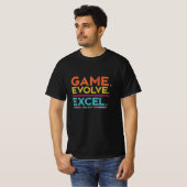 Game Evolve Excel Tシャツ (正面フル)