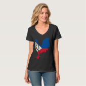 Game fowl Filipino Philippines flag gaff rooster G Tシャツ (正面フル)