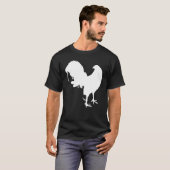 Game Fowl Gallegos, Rooster, gamefowl Chicken whit Tシャツ (正面フル)