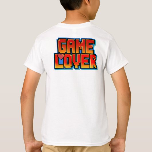 Game Lover Tシャツ (裏面)