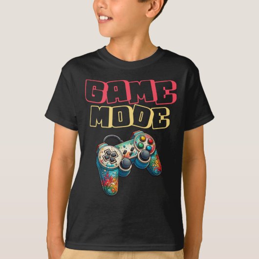 Game Mode Kids Boy  Tシャツ (正面)