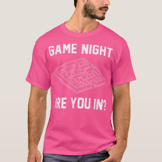 Game Night Are You In Boardgames Party Games Card Tシャツ