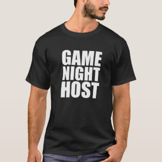 GAME NIGHT HOST Funny Board Video Game Tシャツ