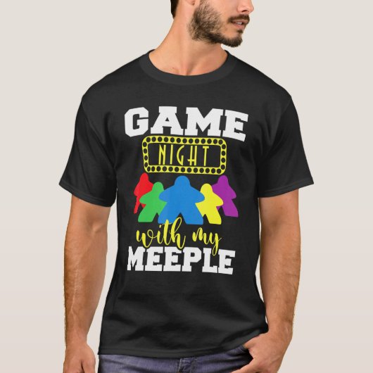 Game Night With My Meple - Tabletop Game Board Ga Tシャツ (正面)