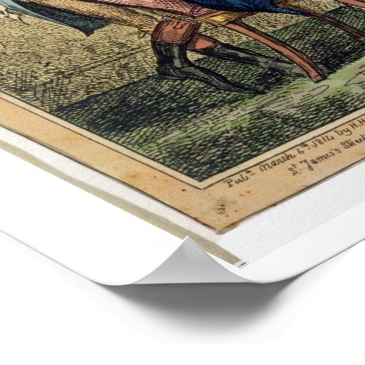 Game of Chess, H. Humphrey, London (c) ポスター (角)