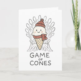 Game of Cones - Funny Christmas Card シーズンカード
