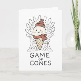 Game of Cones - Funny Christmas Card シーズンカード