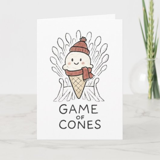 Game of Cones - Funny Christmas Card シーズンカード (正面)
