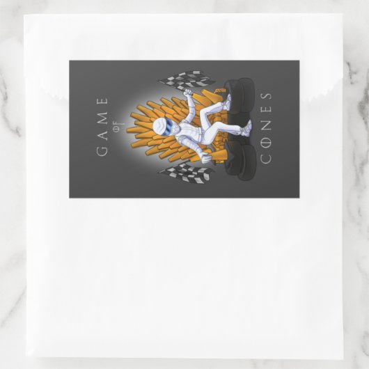 Game of Cones Stickers 長方形シール (バッグ)