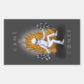 Game of Cones Stickers 長方形シール (正面)
