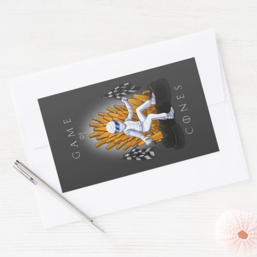 Game of Cones Stickers 長方形シール (封筒)