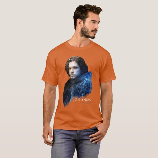 Game ofhrones Jon Snow Portrait funny Tシャツ (正面フル)