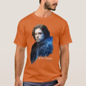 Game ofhrones Jon Snow Portrait funny Tシャツ (正面)
