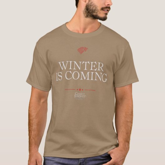 Game ofhrones Winter is Cominget Small boy Tシャツ (正面)