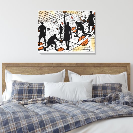 Game On キャンバスプリント (インサイチュ (寝室))