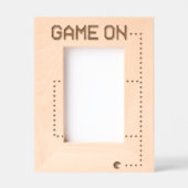 Game on レーザー彫刻フレーム (正面)