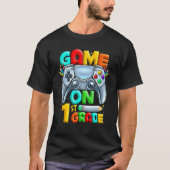 Game On 1st Grade Back To School 1st Grade Level U Tシャツ (正面)