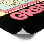 Game On 1st Grade Cool Video Game Ck To School Kid ポスター (角)