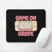 Game On 5th Grade Cool Video Game Ck To School Kid マウスパッド (マウス)