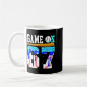 Game On 67 Baseball Drip Six Seven Meme 6 7 Birthd コーヒーマグカップ (左)