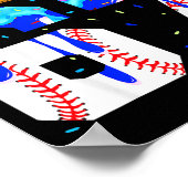 Game On 67 Baseball Drip Six Seven Meme 6 7 Birthd ポスター (角)