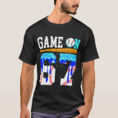 Game On 67 Baseball Drip Six Seven Meme 6 7 Birthd Tシャツ (正面)