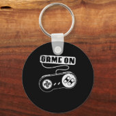 Game On alter Controller Videospiele キーホルダー (正面)