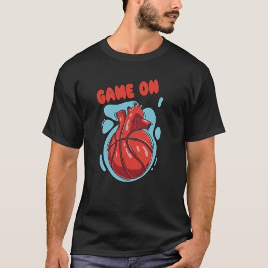 Game On Basketball Slam Dunk Tシャツ (正面)