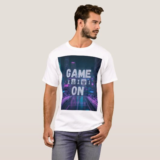 Game on chess tシャツ (正面フル)