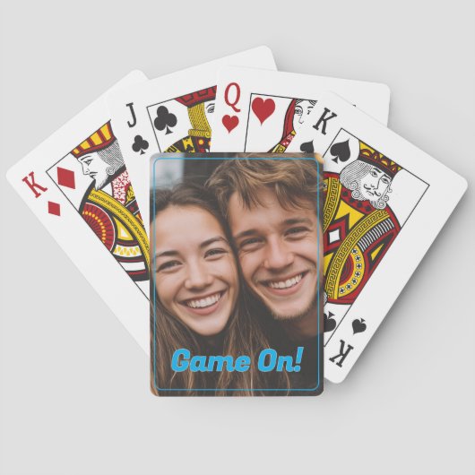 Game On Family Photo トランプ (裏面)